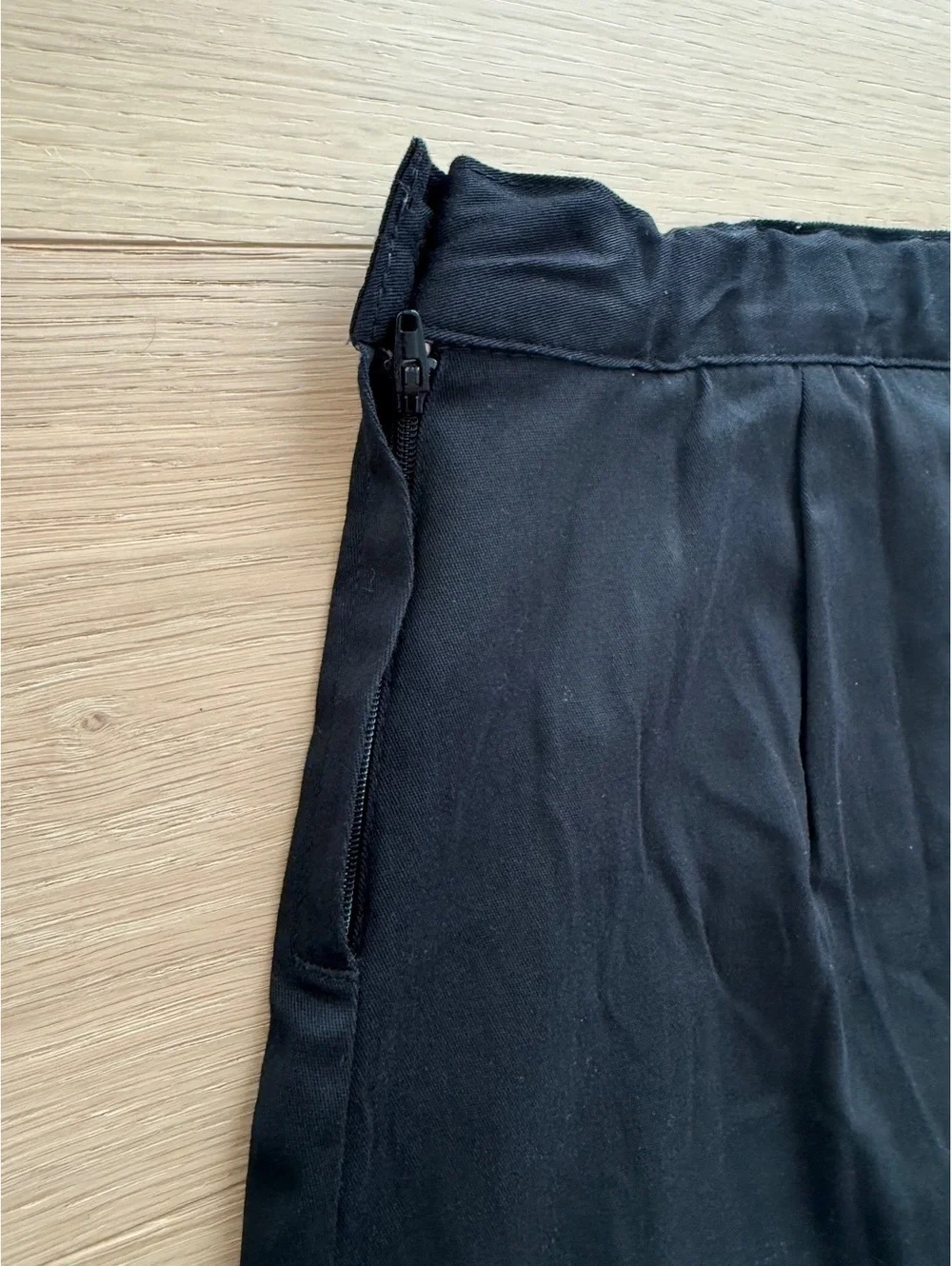 Classroom Uniform Girl Black Pleated Skirt Size 8 Cotton Blend
